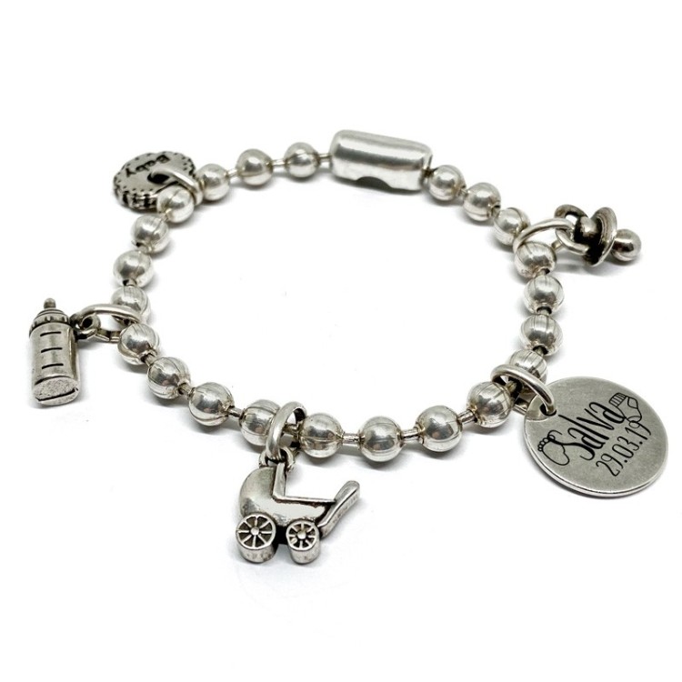 Pulsera Cadena Bebés - Idealia® Regalos Personalizados