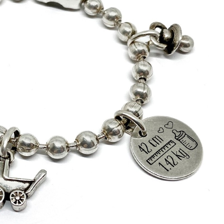 Pulsera Cadena Bebés - Idealia® Regalos Personalizados