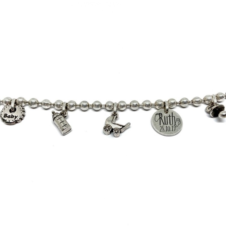 Pulsera Cadena Bebés - Idealia® Regalos Personalizados