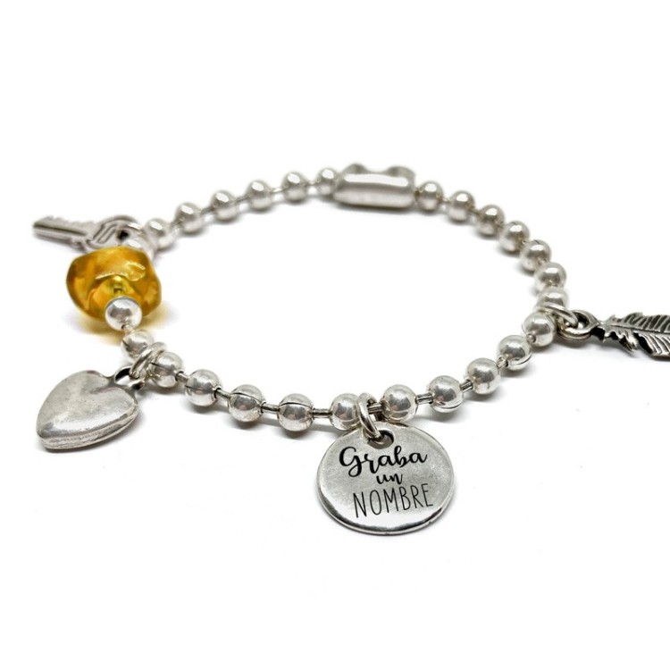 Pulsera Cadena Resina - Idealia® Regalos Personalizados