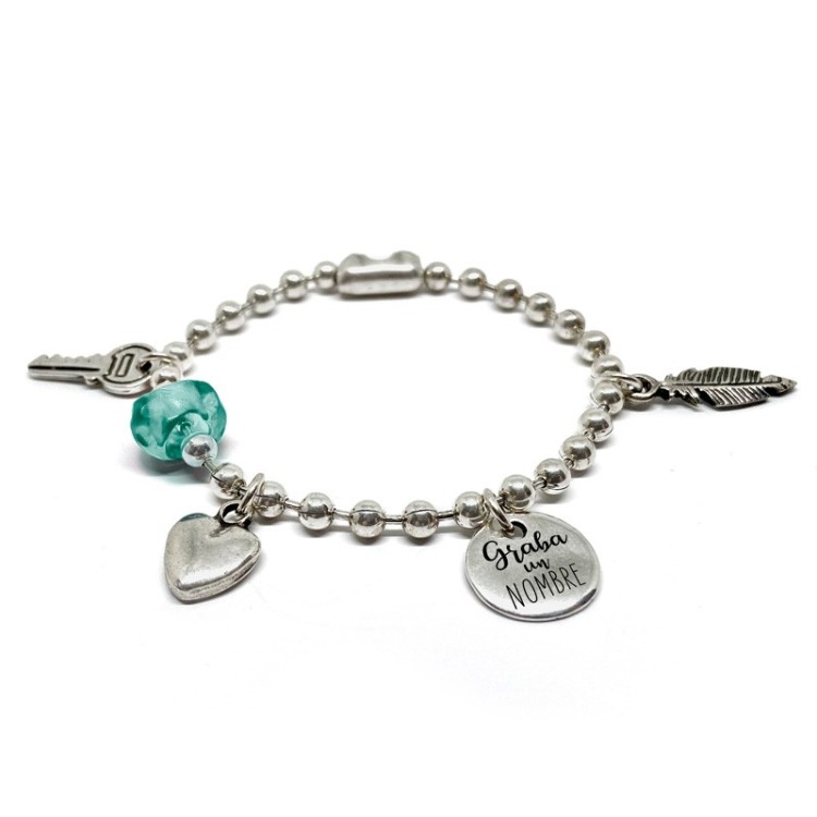 Pulsera Cadena Resina - Idealia® Regalos Personalizados