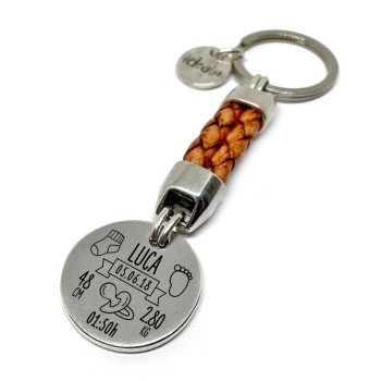 Llavero Trenzado Bebés - Idealia® Regalos Personalizados