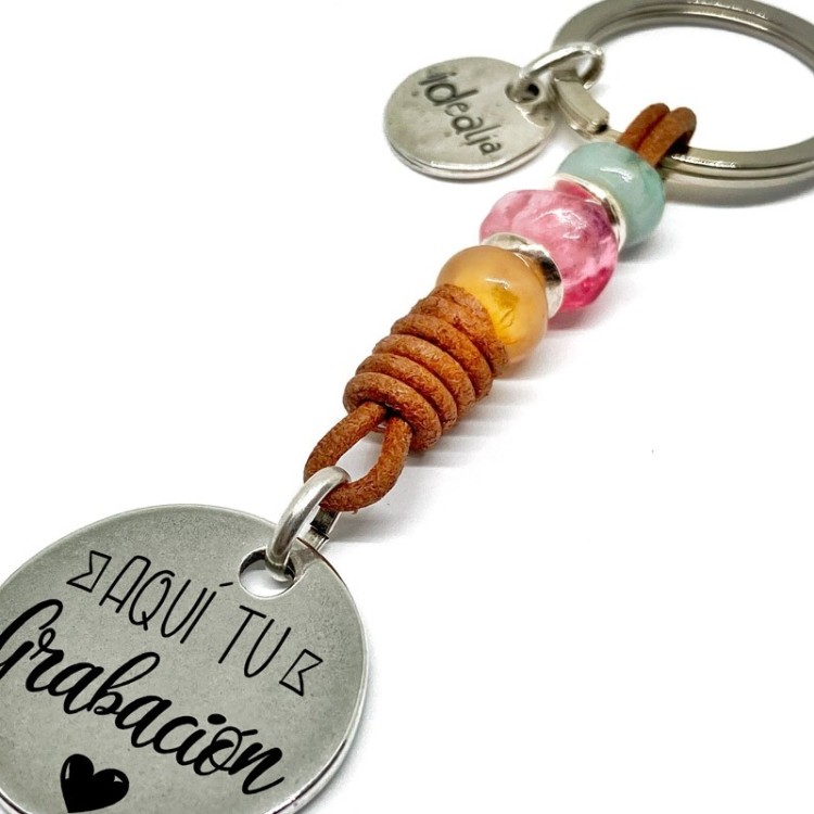 Llavero Tres Resinas - Idealia® Regalos Personalizados